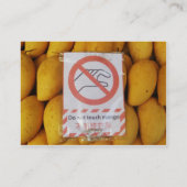 'おもしろいtouchマンゴー'の署名 名刺 (裏面)