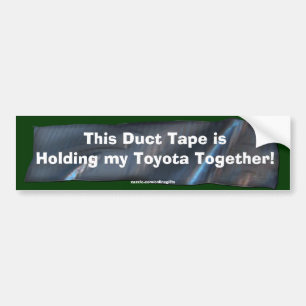 おもしろいToyota Car用のダクトテープバンパーシール バンパーステッカー
