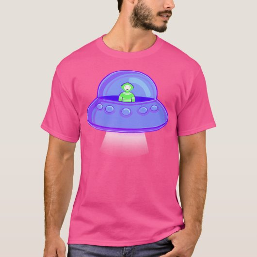 おもしろいUfoシャツエイリアンTシャツエイリアン誘拐Uf Tシャツ (正面)