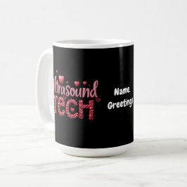 おもしろいUltrasound Tech Valentine's Dayアイディア コーヒーマグカップ