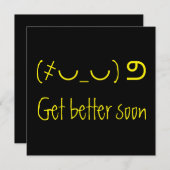 おもしろいunicode、すぐにカードを改善 サンキューカード (正面/裏面)