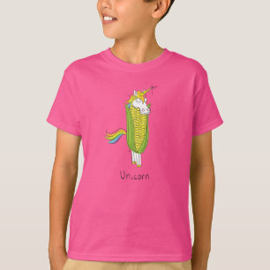 おもしろいUnicornかわいい子ども漫画 Tシャツ