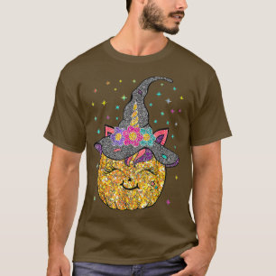 おもしろいUnicorn Pumpkin Halloween 2022 Cute Thanksgi Tシャツ