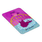 おもしろいValentine IパーソナライズされたハートFrom Cat マグネット (右側)