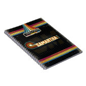 おもしろいVHSヴィンテージモノグラームスパイラルフォトノートブック ノートブック (右側)