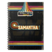 おもしろいVHSヴィンテージモノグラームスパイラルフォトノートブック ノートブック (正面)