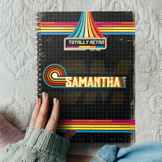 おもしろいVHSヴィンテージモノグラームスパイラルフォトノートブック ノートブック