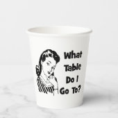 おもしろいWhat Table Bunco 紙コップ (裏面)