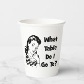 おもしろいWhat Table Bunco 紙コップ (正面)