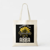 おもしろいWorld Full of Grandmas be A Abba Gift Shirt トートバッグ (裏面)