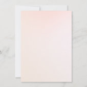 おもしろいWTFピンクモダンク50エレガントthバースデーパーティー 招待状 (裏面)