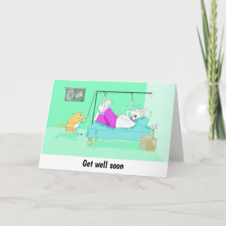 おもしろいX線ブロック足 カード