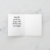 おもしろいYES心"イースターグリーティング" カード (内部)