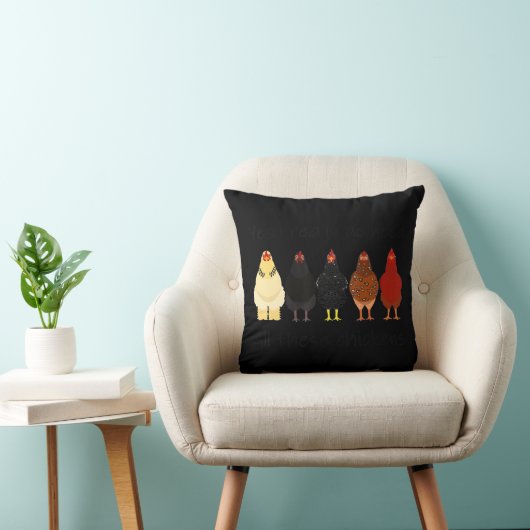 おもしろいYes私は本当にこれらの鶏の農家 クッション (椅子)