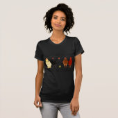 おもしろいYes私は本当にこれらの鶏の農家 Tシャツ (正面フル)