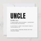 おもしろおじの定義グリーティングカード シーズンカード (正面)