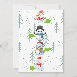 おもしろおならの雪だるま シーズンカード