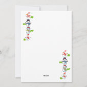 おもしろおならの雪だるま シーズンカード (裏面)