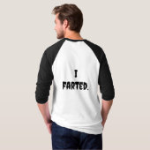おもしろおならTシャツ Tシャツ (裏面フル)