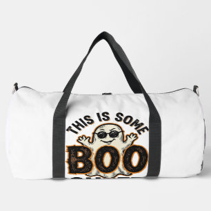 おもしろおばけのシーツ ビンテージ ハロウィンTシャツ デザイン ダッフルバッグ