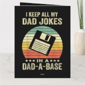 おもしろお父さんのジョーク集in dad-a-Base サンキューカード (裏面)