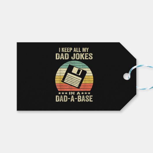 おもしろお父さんジョークin dad-a-Base ギフトタグ (正面(横))