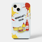 おもしろかっこいいBBQ オリジナル iPhoneケース (裏面)
