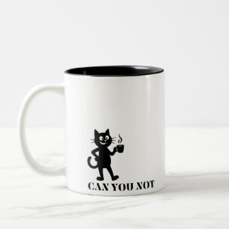 おもしろくない猫 ツートーンマグカップ