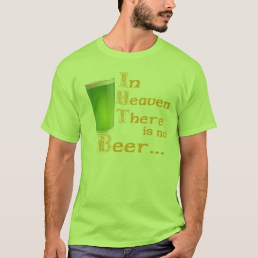 おもしろアイリッシュドリンキングTシャツ Tシャツ (正面)