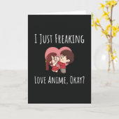 おもしろアニメカード　オタク　かわいい　日本のお笑い カード (黄色い花)