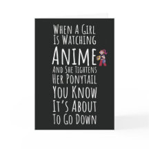 おもしろアニメカード　娘　オタクのための彼女