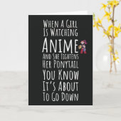 おもしろアニメカード　娘　オタクのための彼女 カード (黄色い花)