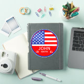 おもしろアメリカ人ゴルファー シール (iPadカバー)