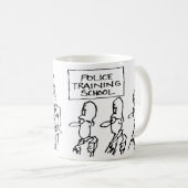 おもしろイギリス警察学校のキャラクター コーヒーマグカップ (正面右)