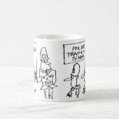 おもしろイギリス警察学校のキャラクター コーヒーマグカップ (中央)