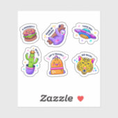 おもしろイラストステッカーセット シール (シート)