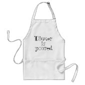 おもしろエプロンギフトユーモア引用文誕生日ギフトアイディア スタンダードエプロン (正面)