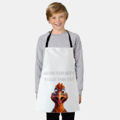 おもしろエプロン、感謝祭エプロン エプロン (着用した状態)
