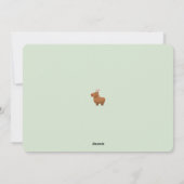 おもしろカピバラとトナカイのクリスマスカード シーズンカード (裏面)