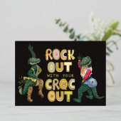 おもしろカメのダジャレロック クロコとロックしようぜ! 箔シーズンカード (立ち正面)