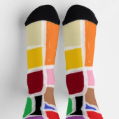 おもしろカラフルなクルーソックス ソックス (上部)