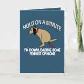 おもしろカードの意見をダウンロード中 カード (正面)