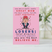 おもしろカードは娘、息子、子供から母のために。 (スタンド正面)