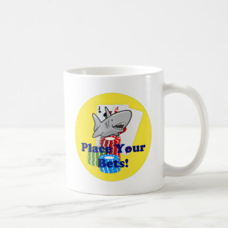 おもしろカードシャーク賭博トランプのポーカーチップス コーヒーマグカップ