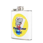 おもしろカードシャーク賭博トランプのポーカーチップス フラスク (左)