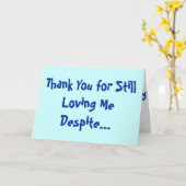 おもしろカード父の日配偶者妻が私を愛する カード (黄色い花)