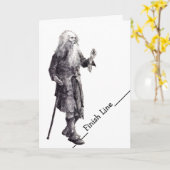 おもしろカード退職後のフィニッシュライン&オールドガイユーモア カード (黄色い花)