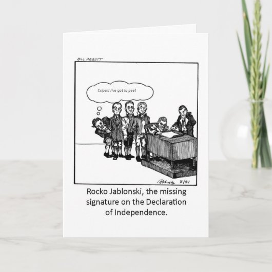 おもしろカード7月4日! カード (正面)