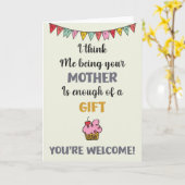 おもしろカード カード (黄色い花)