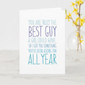 おもしろカード:ガイ最高の誕生日 カード (黄色い花)